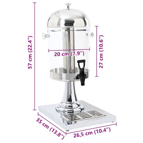 Distributeur De Jus En Acier Inoxydable 8 L