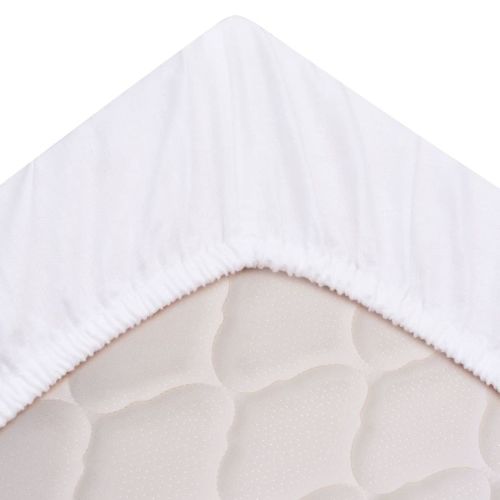 Draps De Lit 2 Pièces 160 X 200 Cm Coton Blanc