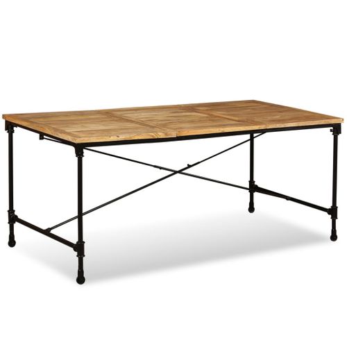 Table De Salle À Manger Bois De Manguier Massif 180 Cm
