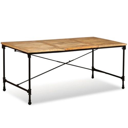 Table De Salle À Manger Bois De Manguier Massif 180 Cm
