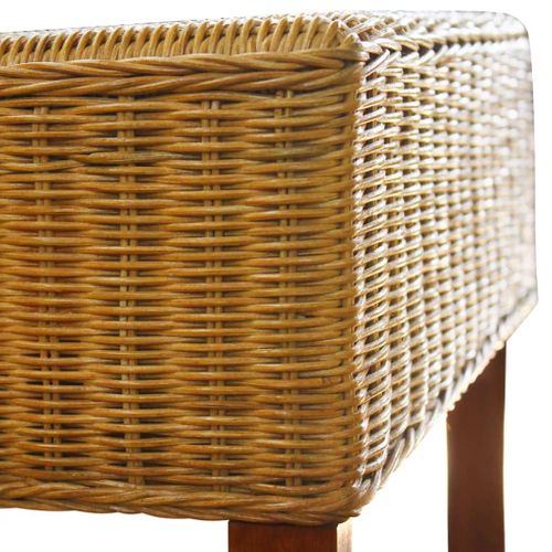 Chaises à Manger Lot De 6 Marron Rotin Naturel