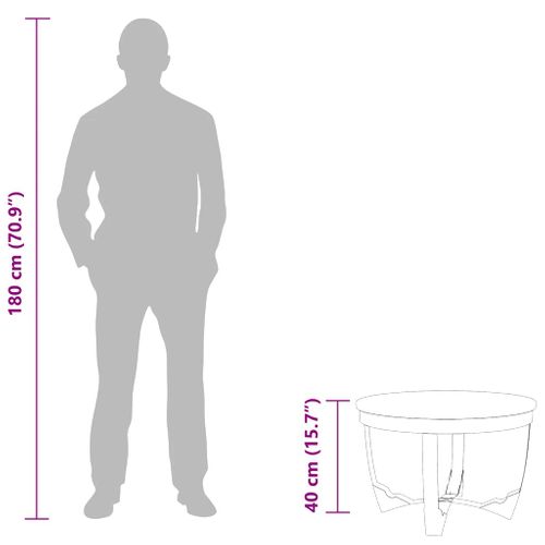 Table Basse Bois De Manguier Brut 60x40 Cm