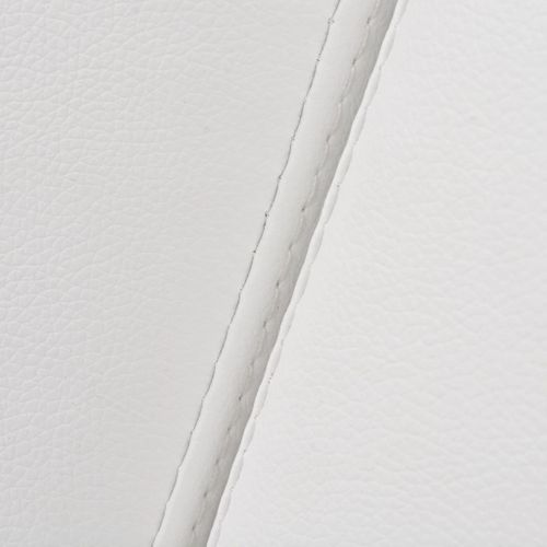 Canapé-lit Réglable Avec Accoudoirs Pvc Blanc