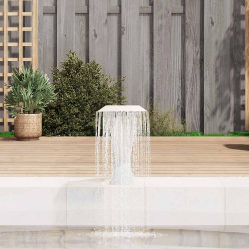 Fontaine D'étang Acier Inoxydable 64 X 30 X 52 Cm Argenté