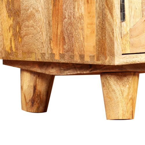 Meuble TV Bois Massif De Manguier 118 X 35 X 40 Cm