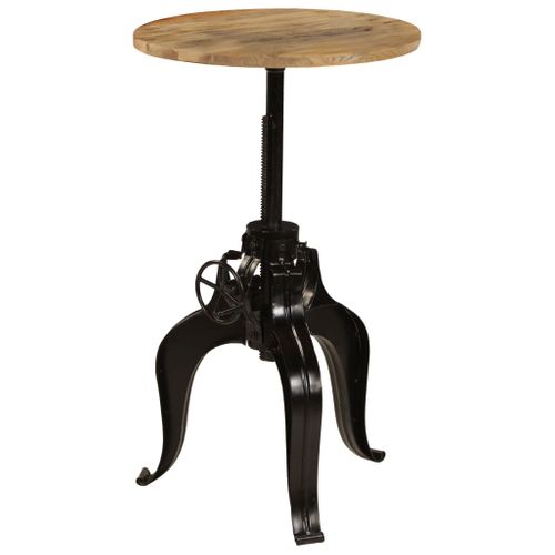 Table De Bar Bois De Manguier Massif 60 X (76-110) Cm