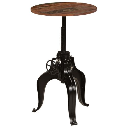 Table De Bar Bois De Récupération Massif 60 X (76-110) Cm