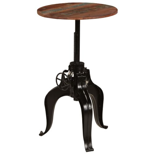 Table De Bar Bois De Récupération Massif 60 X (76-110) Cm