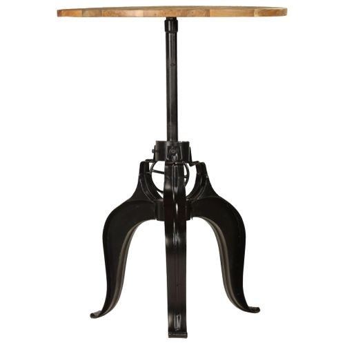 Table De Bar Bois De Manguier Massif 75 X (76-110) Cm