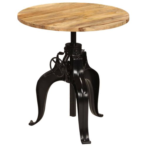 Table De Bar Bois De Manguier Massif 75 X (76-110) Cm