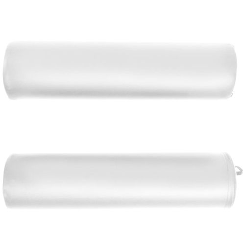 Table De Massage Pliable 4 Cm D'épaisseur Et 2 Traversins Blanc