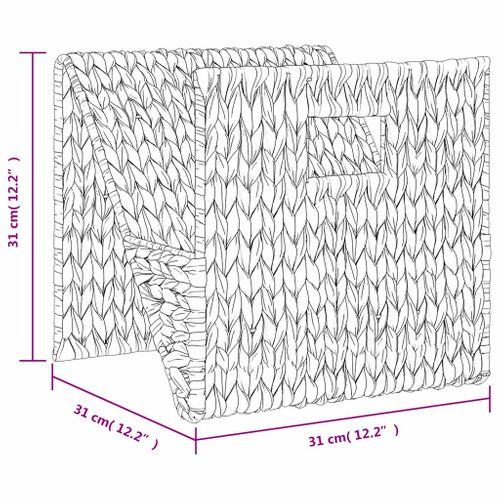 Porte-revue 31 X 31 X 31 Cm Jacinthe D'eau