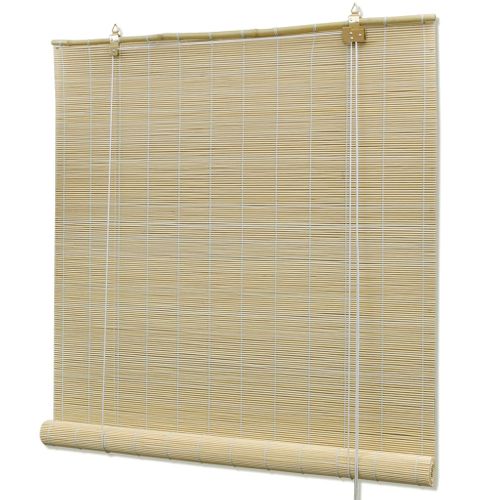 Store Roulant En Bambou 80x220 Cm Naturel