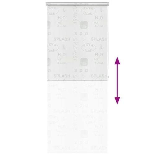 Store Roulant De Douche 120x240 Cm Éclaboussures