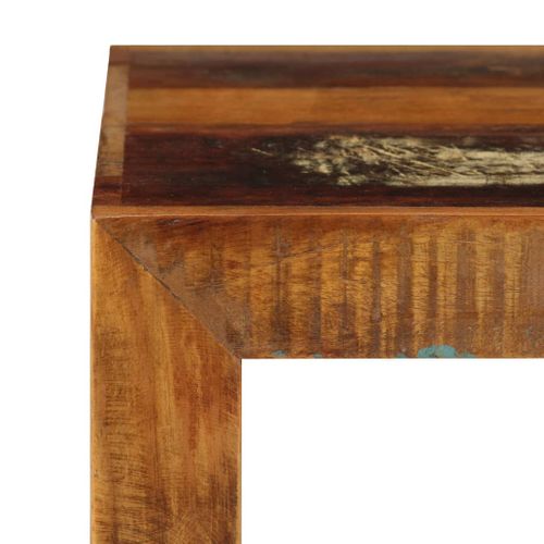 Tabouret 40x30x40 Cm Bois De Récupération Solide