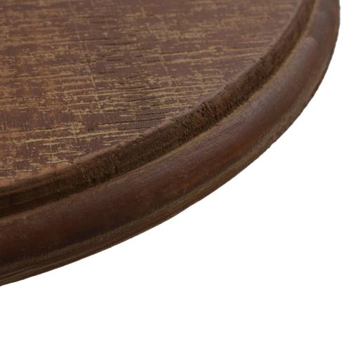 Table D'appoint Bois De Sapin Massif 40 X 64 Cm Marron