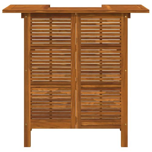 Table De Bar 110 X 50 X 105 Cm Bois D'acacia Massif
