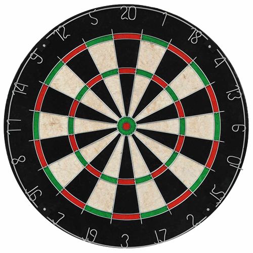 Jeu De Cibles Professionnel En Sisal Avec 6 Fléchettes