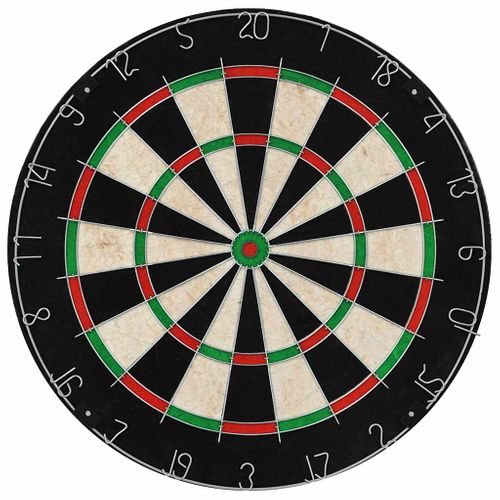 Jeu De Cibles Professionnel En Sisal Avec 6 Fléchettes