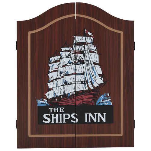 Jeu De Cibles Professionnel Sisal Avec Armoire Et 6 Fléchettes