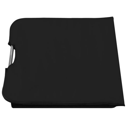 Set De 2 Tapis De Plage Pliables - 160x53x47 Cm - Noir