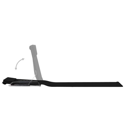 Set De 2 Tapis De Plage Pliables - 160x53x47 Cm - Noir