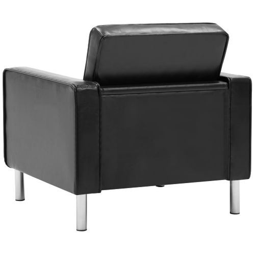 Fauteuil Noir Similicuir
