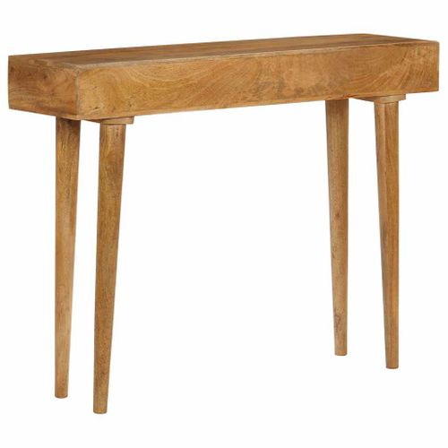 Table Console Bois De Manguier Massif 102x30x79 Cm