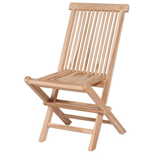 Mobilier À Dîner D'extérieur Pliable 5 PCs Bois Solide De Teck