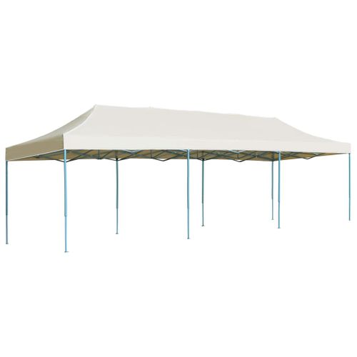 Tente De Réception Pliable 3x9 M Blanc Cassé