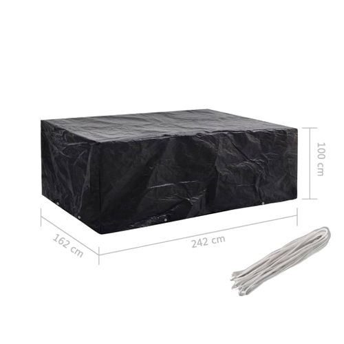 Housse De Salon De Jardin 8 Oeillets 242x162x100 Cm