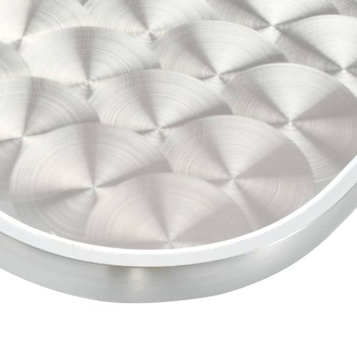 Table De Jardin Argenté 120x60x(70-110) Cm  Aluminium