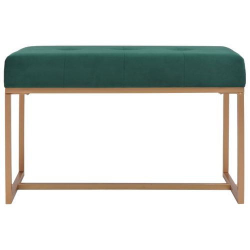 Banc 80 Cm Vert Velours