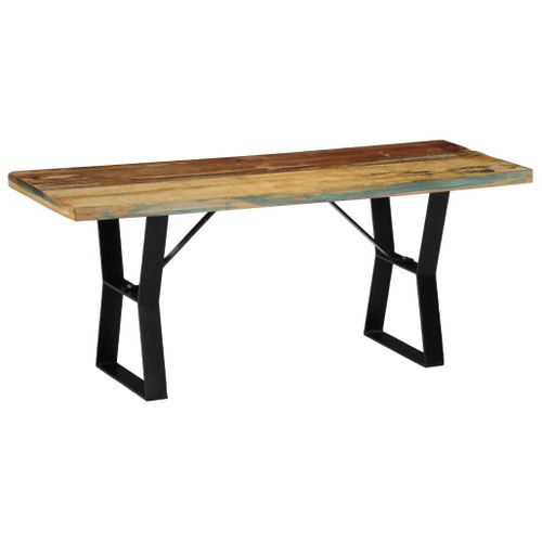 Banc 110 Cm Bois De Récupération Massif