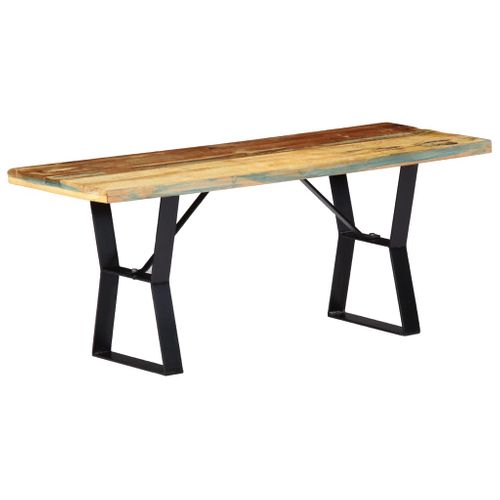 Banc 110 Cm Bois De Récupération Massif