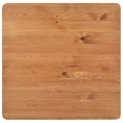 Vidaxl Table De Bar Avec Pieds Carré Noir 60x60x108 Cm Pinède Et Acier Manger Bistrot Cuisine