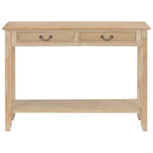 Table Console 110x35x80 Cm Bois