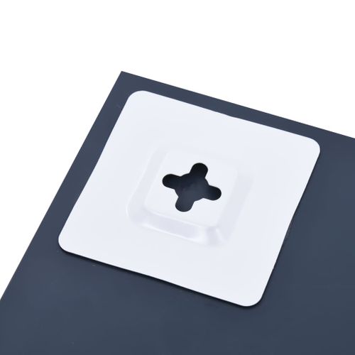 Miroir Mural Avec Étagère 60x60 Cm Verre Trempé