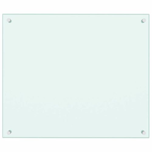 Dosseret De Cuisine Blanc 70x60 Cm Verre Trempé