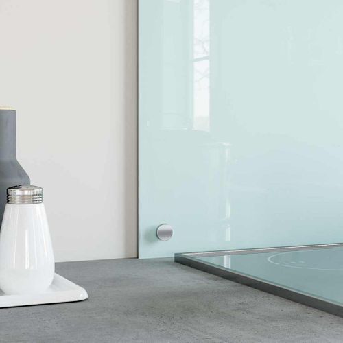 Dosseret De Cuisine Blanc 80x50 Cm Verre Trempé