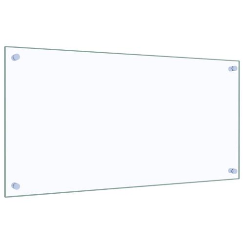 Dosseret De Cuisine Transparent 80x40 Cm Verre Trempé