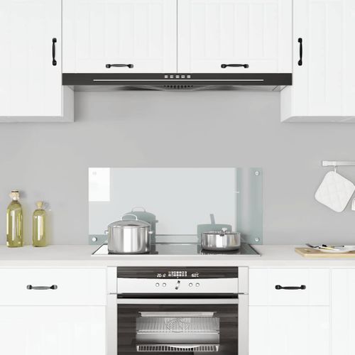 Dosseret De Cuisine Transparent 90 X 40 Cm Verre Trempé