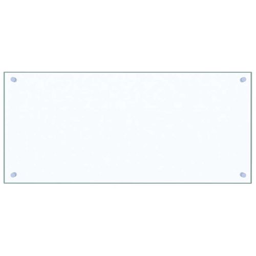 Dosseret De Cuisine Transparent 90 X 40 Cm Verre Trempé