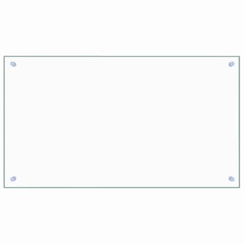 Dosseret De Cuisine Transparent 90x50 Cm Verre Trempé