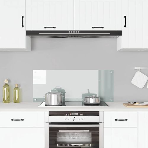 Dosseret De Cuisine Transparent 100x40 Cm Verre Trempé