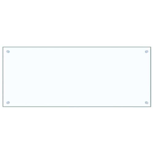 Dosseret De Cuisine Transparent 100x40 Cm Verre Trempé