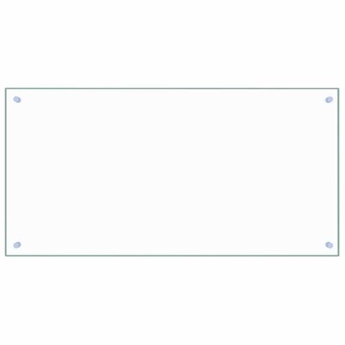 Dosseret De Cuisine Transparent 100x50 Cm Verre Trempé