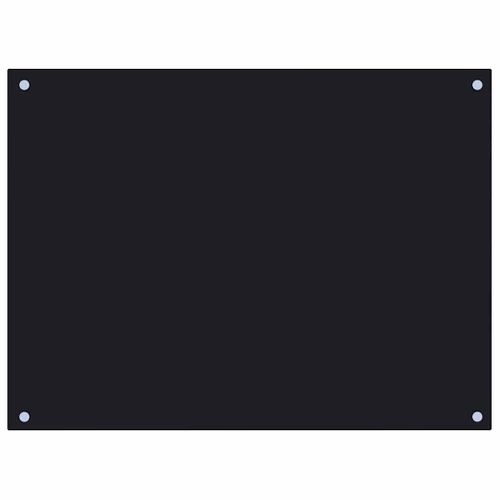 Dosseret De Cuisine Noir 80x60 Cm Verre Trempé