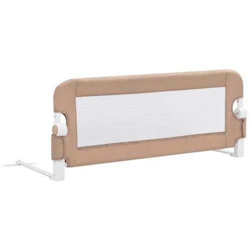Barrière De Lit Enfant Taupe 102x42 Cm Polyester