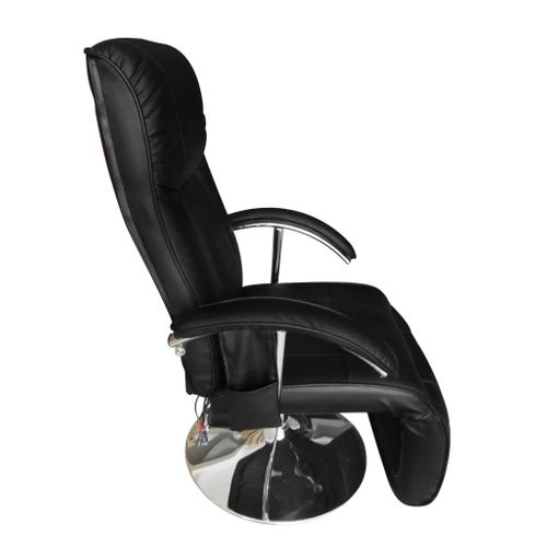 Fauteuil De Massage Noir Similicuir